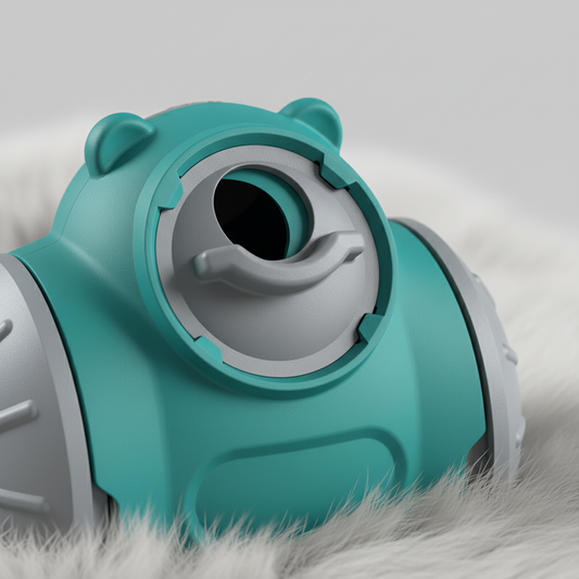 Brioa Interactive Dog Puzzle & Slow Feeder Toy - Gravity Wobble Self-Balancing Treat Dispenser for Small & Medium Dogs and Cats